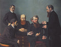 Felix Vallotton The Five Painters: Bonnard, Vuillard, Roussel, Cottet and Vallotton 1902 Fine Art Print