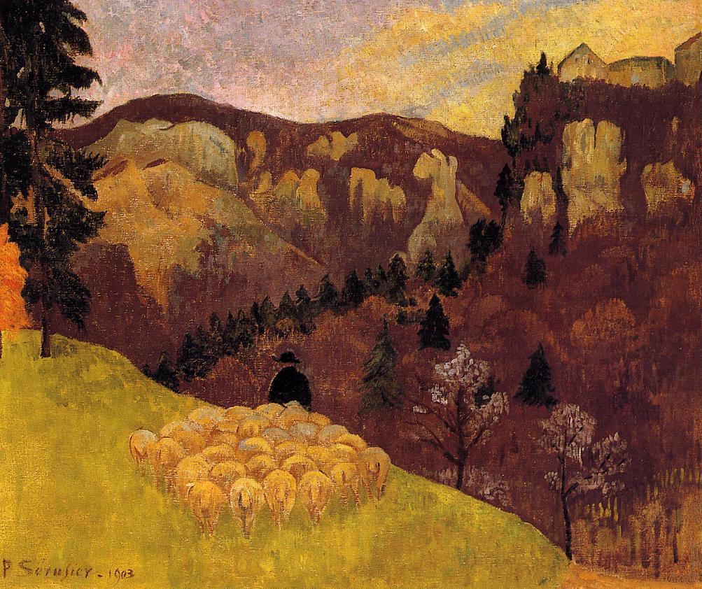 Paul Serusier The Flock in the Black Forest 1903 Fine Art Print