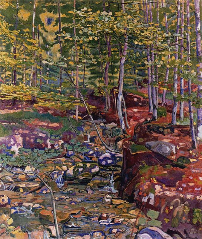 Ferdinand Hodler The Forest near Reichenbach 1903 Fine Art Print
