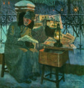 Nikolay Bogdanov Belsky The Former Defender of the Homeland 1924 Fine Art Print