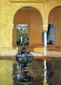 Joaquín Sorolla The Fountain in the Alcázar of Seville 1908 Fine Art Print