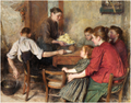 Émile Friant The Frugal Meal 1894 Fine Art Print