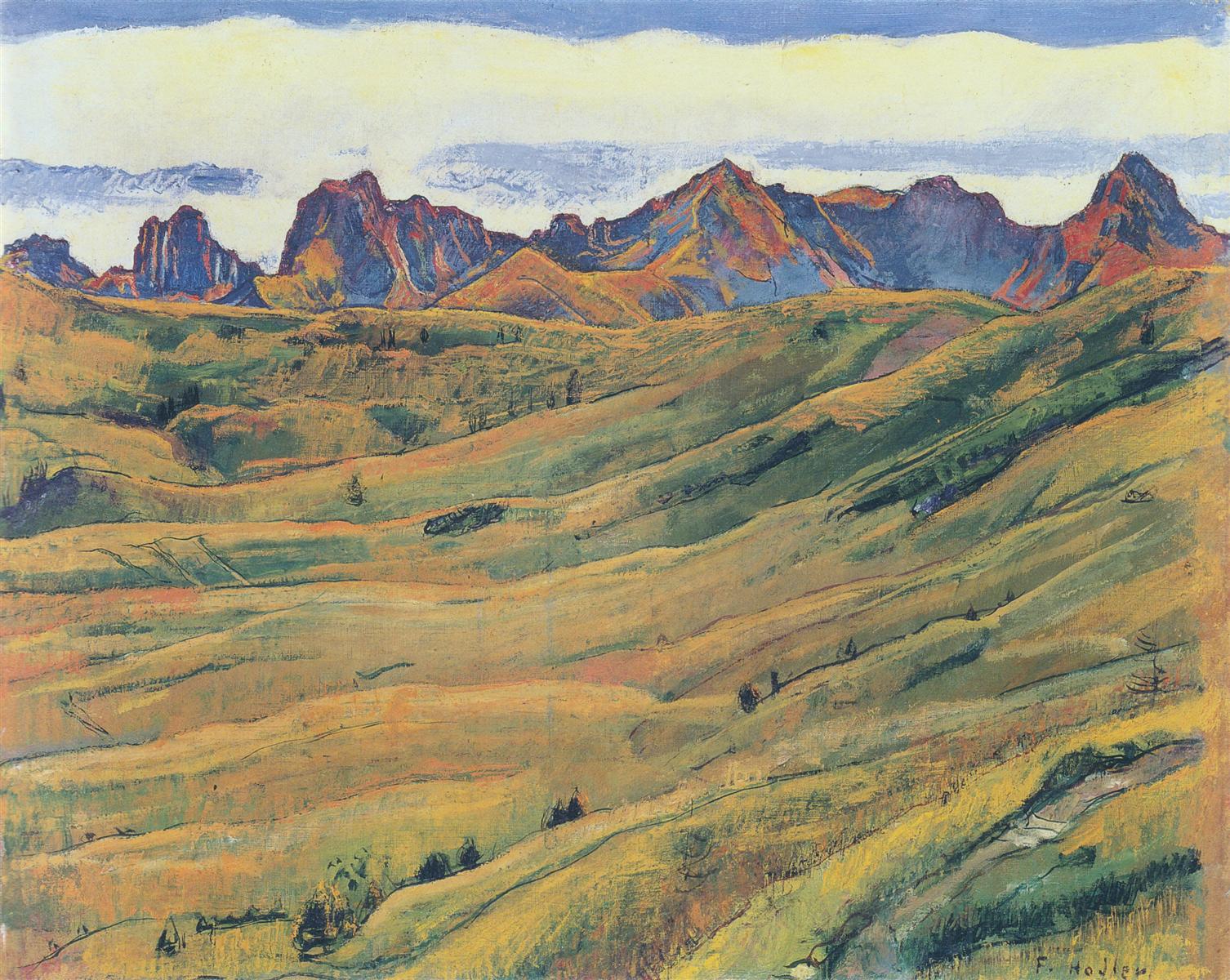 Ferdinand Hodler The Gantrisch 1898 Fine Art Print