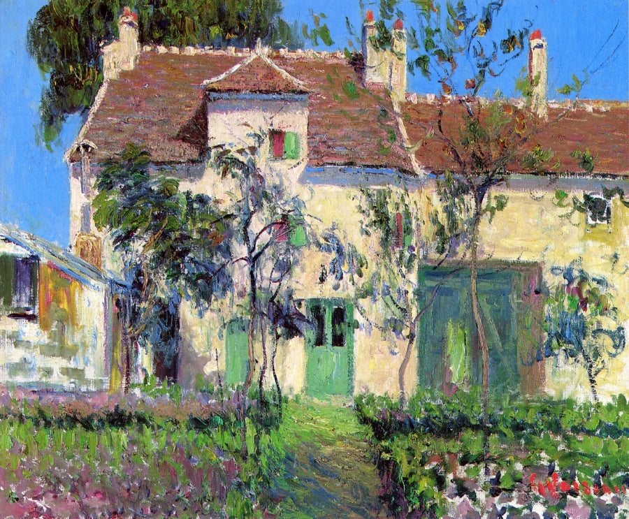 Gustave Loiseau The Garden Behind the House 1915 Fine Art Print