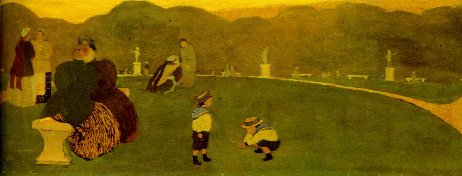 Felix Vallotton The Garden of Luxembourg 1893 Fine Art Print