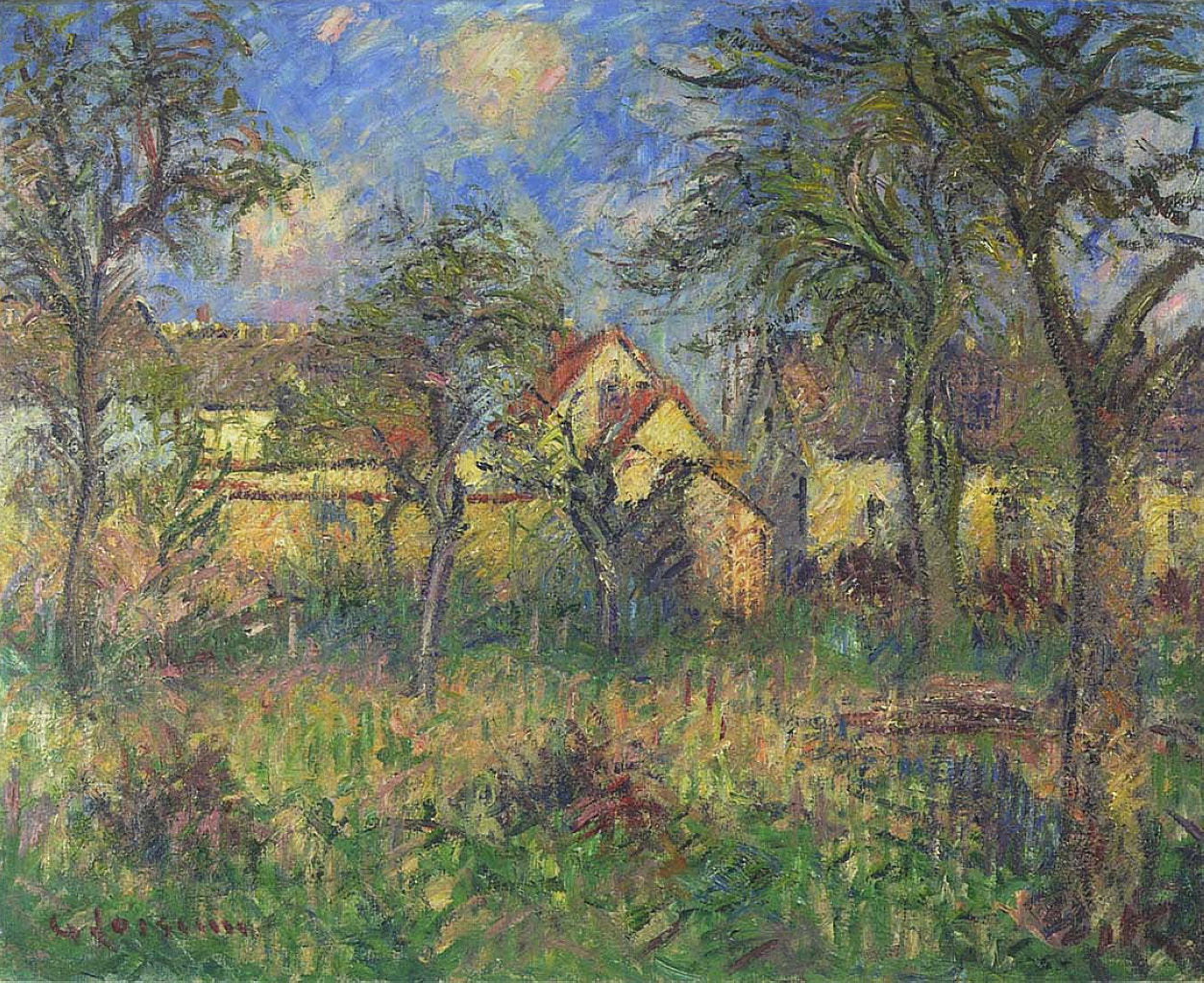 Gustave Loiseau The Garden 1920 Fine Art Print