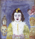 James Ensor The Girl with Masks 1921 Fine Art Print