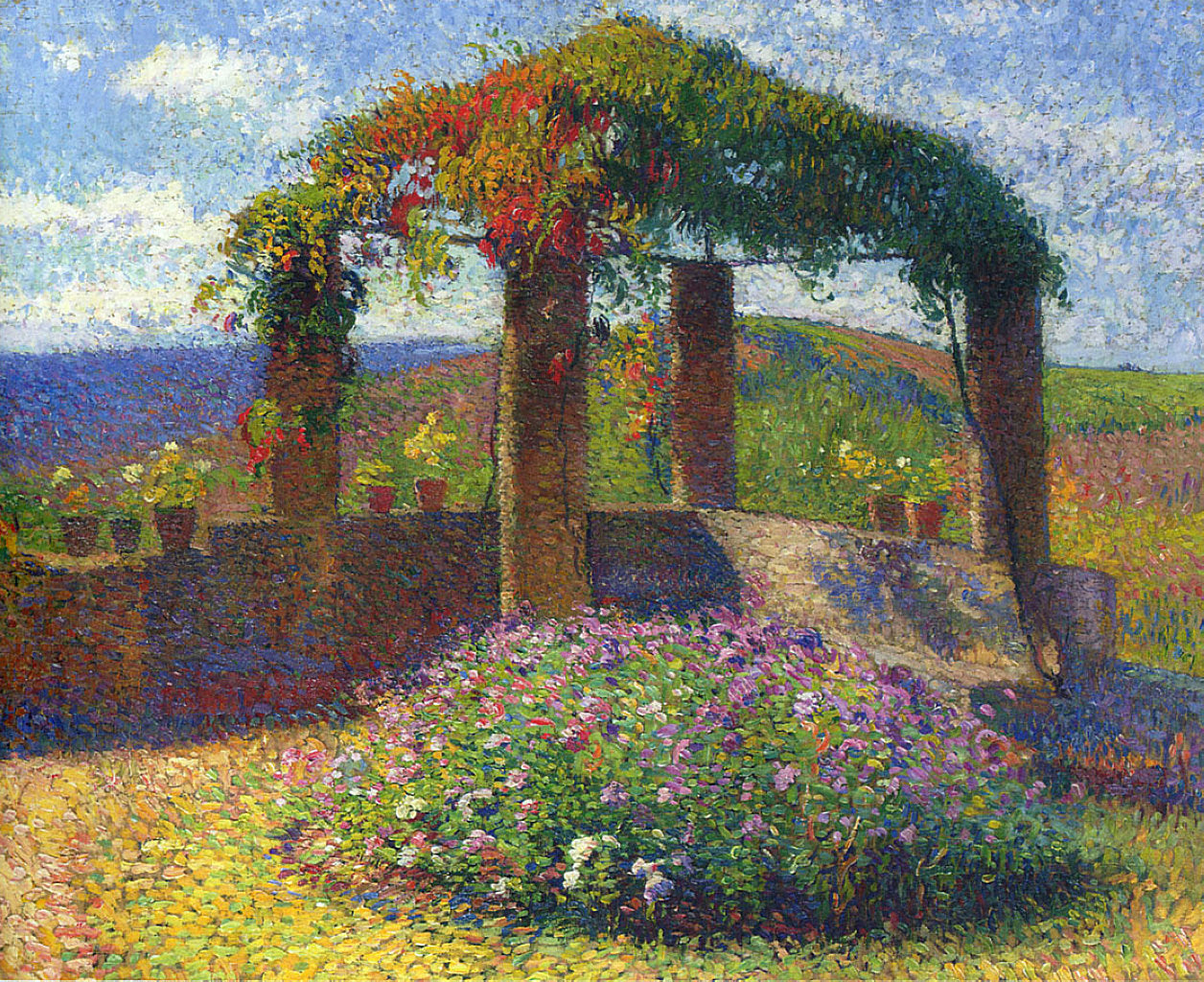 Henri Martin The Gloriette 1910 Fine Art Print