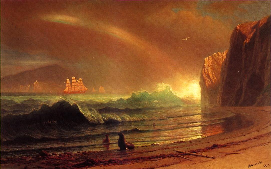 Albert Bierstadt The Golden Gate 1900 Fine Art Print