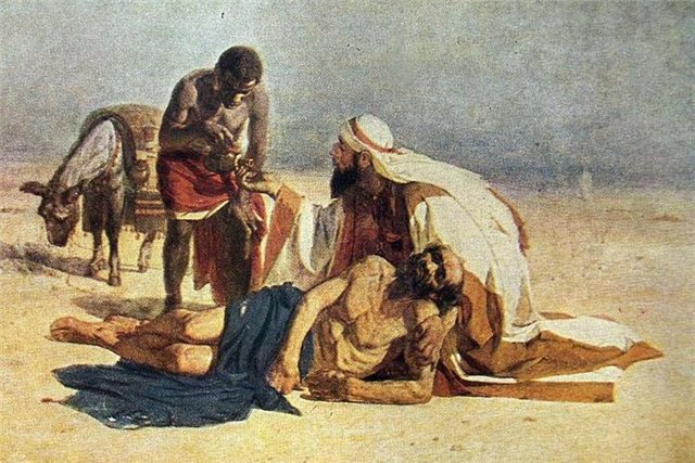 Vasily Surikov The Good Samaritan 1874 Fine Art Print