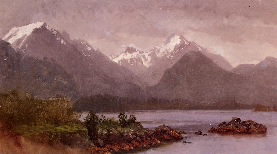 Albert Bierstadt The Grand Tetons, Wyoming 1865 Fine Art Print