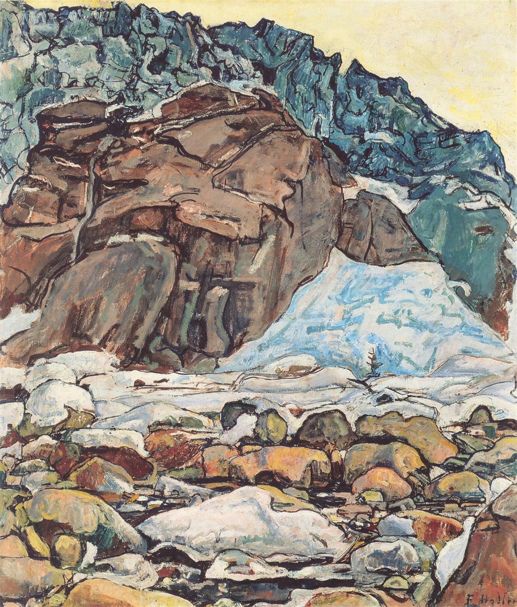 Ferdinand Hodler The Grindelwald glacier 1912 Fine Art Print
