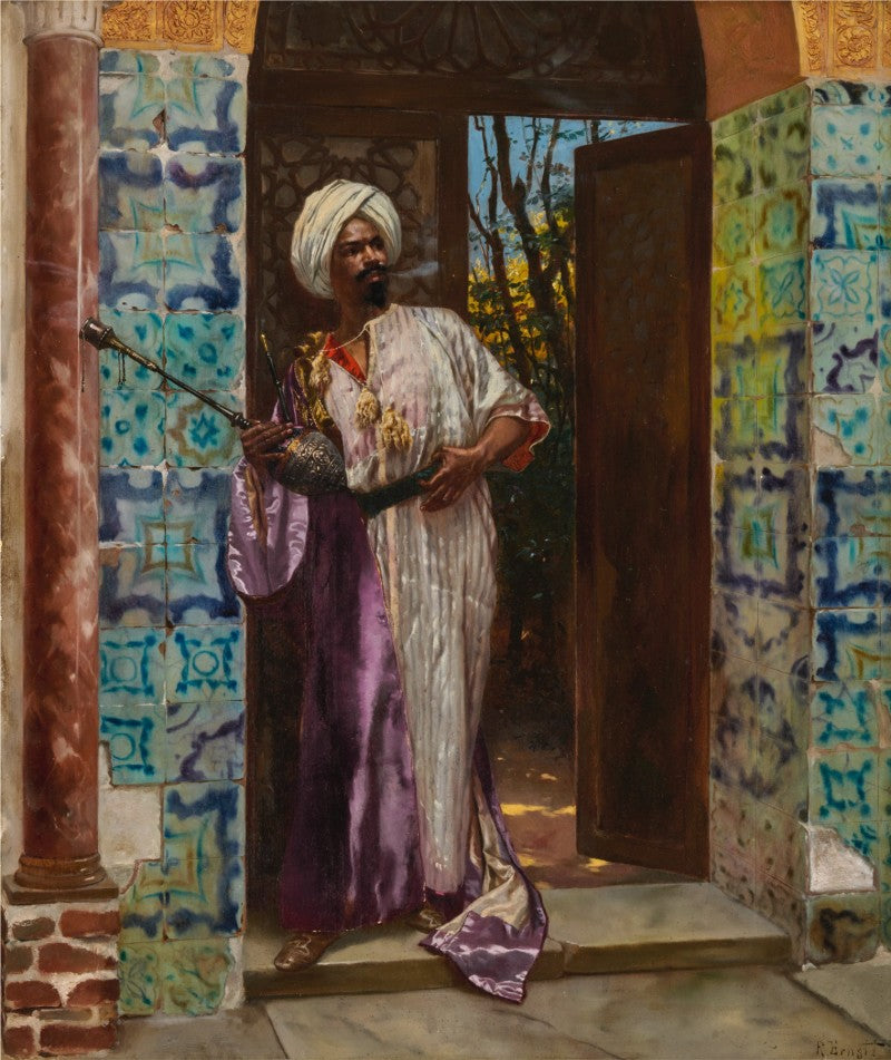 Rudolf Ernst The Guard 1885 Fine Art Print