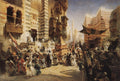 Konstantin Makovsky The handing over of the Sacred Carpet in Cairo 1876 Fine Art Print
