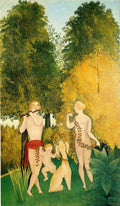 Henri Rousseau The Happy Quartet 1902 Fine Art Print