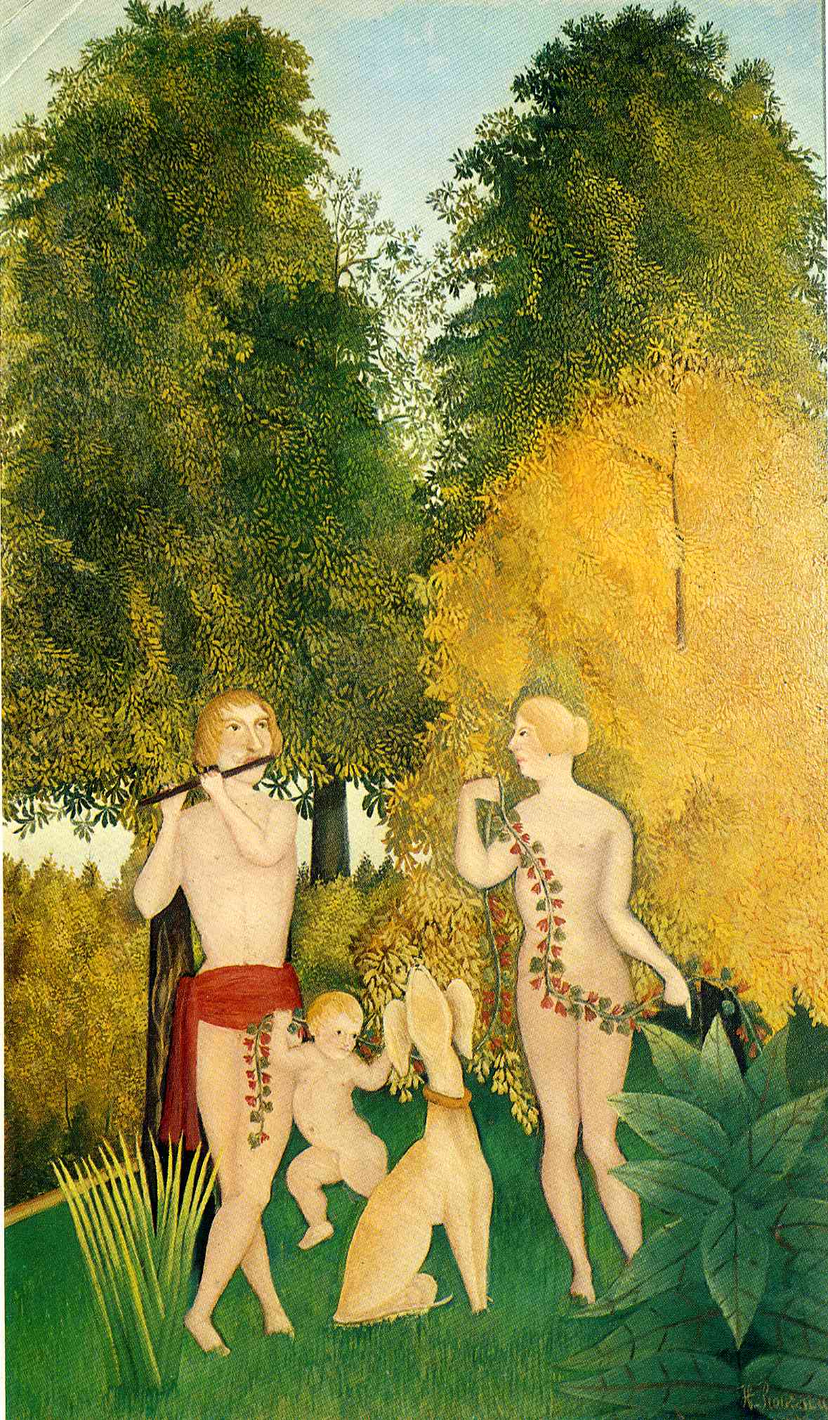 Henri Rousseau The Happy Quartet 1902 Fine Art Print