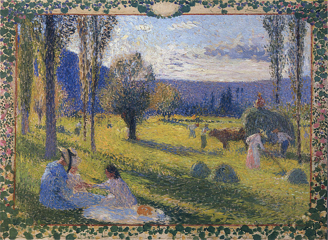 Henri Martin The Harvest 1895 Fine Art Print