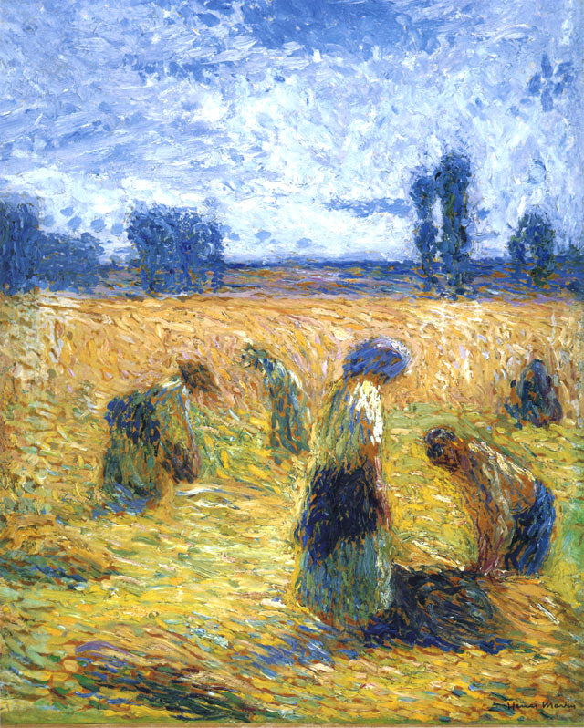 Henri Martin The Harvest 1897 Fine Art Print