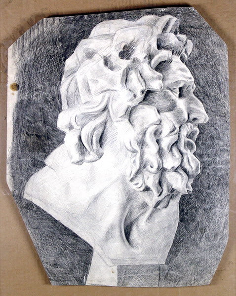 Ilya Mashkov The Head of Laocoon in the Profile 1900 Fine Art Print