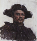 Vasily Surikov The Head of Soldier-Drummer 1898 Fine Art Print