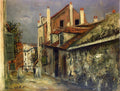 Maurice Utrillo The House of Mimi Pinson in Montmartre 1914 Fine Art Print