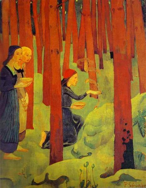 Paul Serusier The Incantation (The Holy Wood) 1891 Fine Art Print