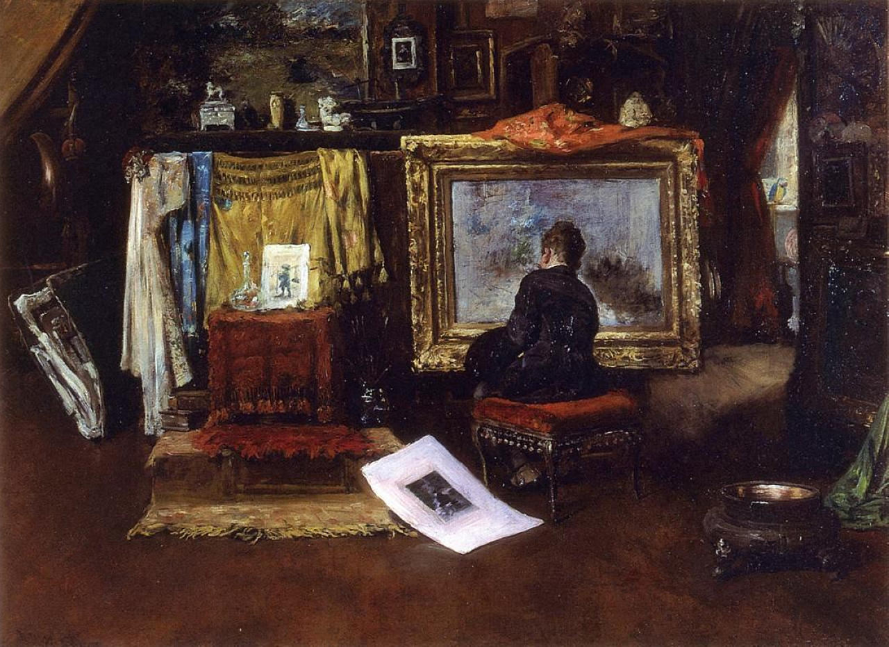 William Merritt Chase The Inner Studio, Tenth Street 1882 Fine Art Print