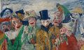 James Ensor The Intrigue 1890 Fine Art Print