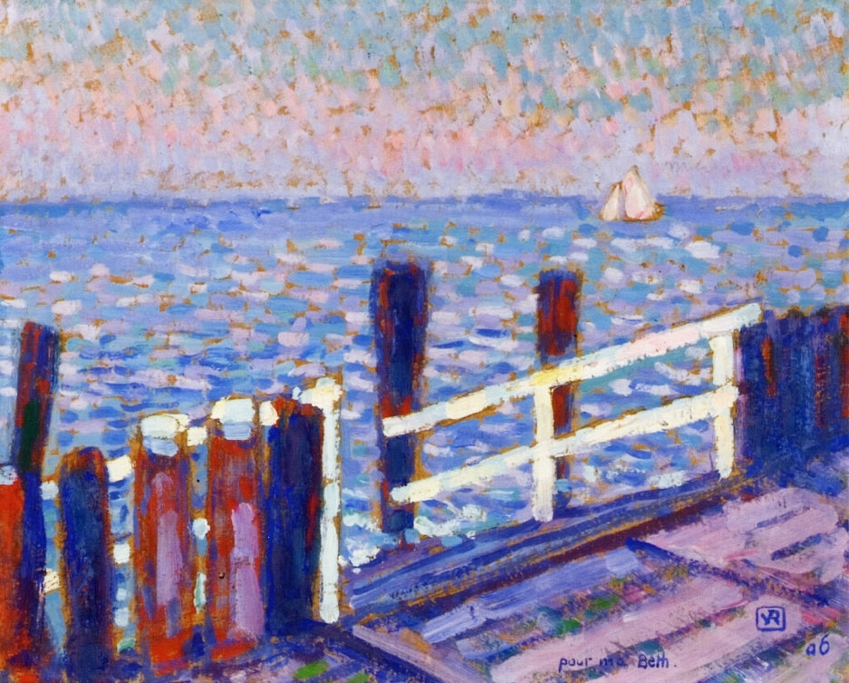Theo van Rysselberghe The Jetty 1906 Fine Art Print