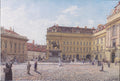 Rudolf von Alt The Josef square in Vienna 1831 Fine Art Print