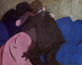 Felix Vallotton The Kiss 1898 Fine Art Print