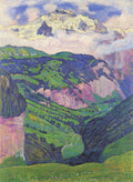 Ferdinand Hodler The Lady of the Isenfluh 1902 Fine Art Print