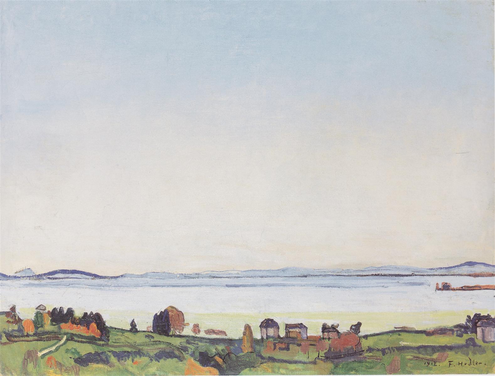 Ferdinand Hodler The Lake Geneva from Lausanne 1912 Fine Art Print