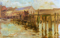 John Henry Twachtman The Landing, Newport 1889 Fine Art Print