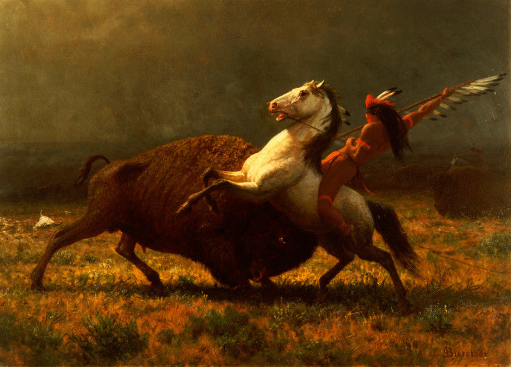 Albert Bierstadt The Last of the Buffalo II 1888 Fine Art Print