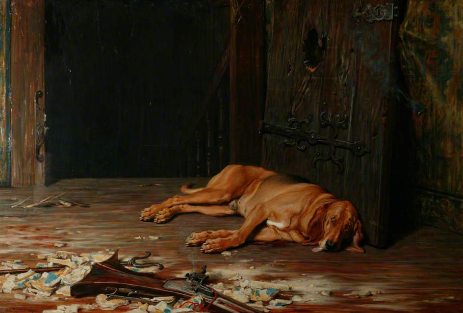 Briton Riviere The Last of the Garrison 1875 Fine Art Print