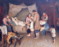 Nikolay Bogdanov Belsky The Last Will 1893 Fine Art Print