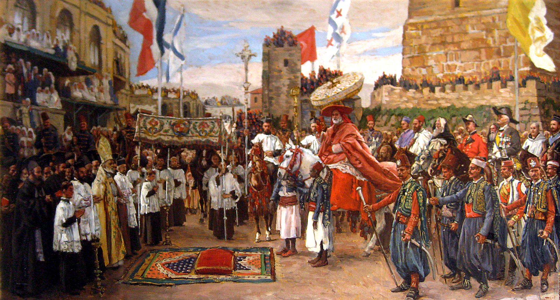 James Tissot The Latin Patriarch of Jerusalem 1875 Fine Art Print