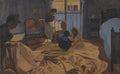 Felix Vallotton The Laundress, Blue Room 1900 Fine Art Print