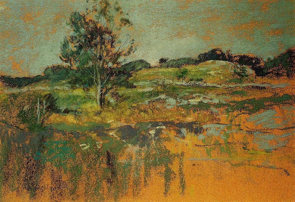 John Henry Twachtman The Ledges 1891 Fine Art Print