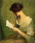 Julian Alden Weir The Letter 1910 Fine Art Print