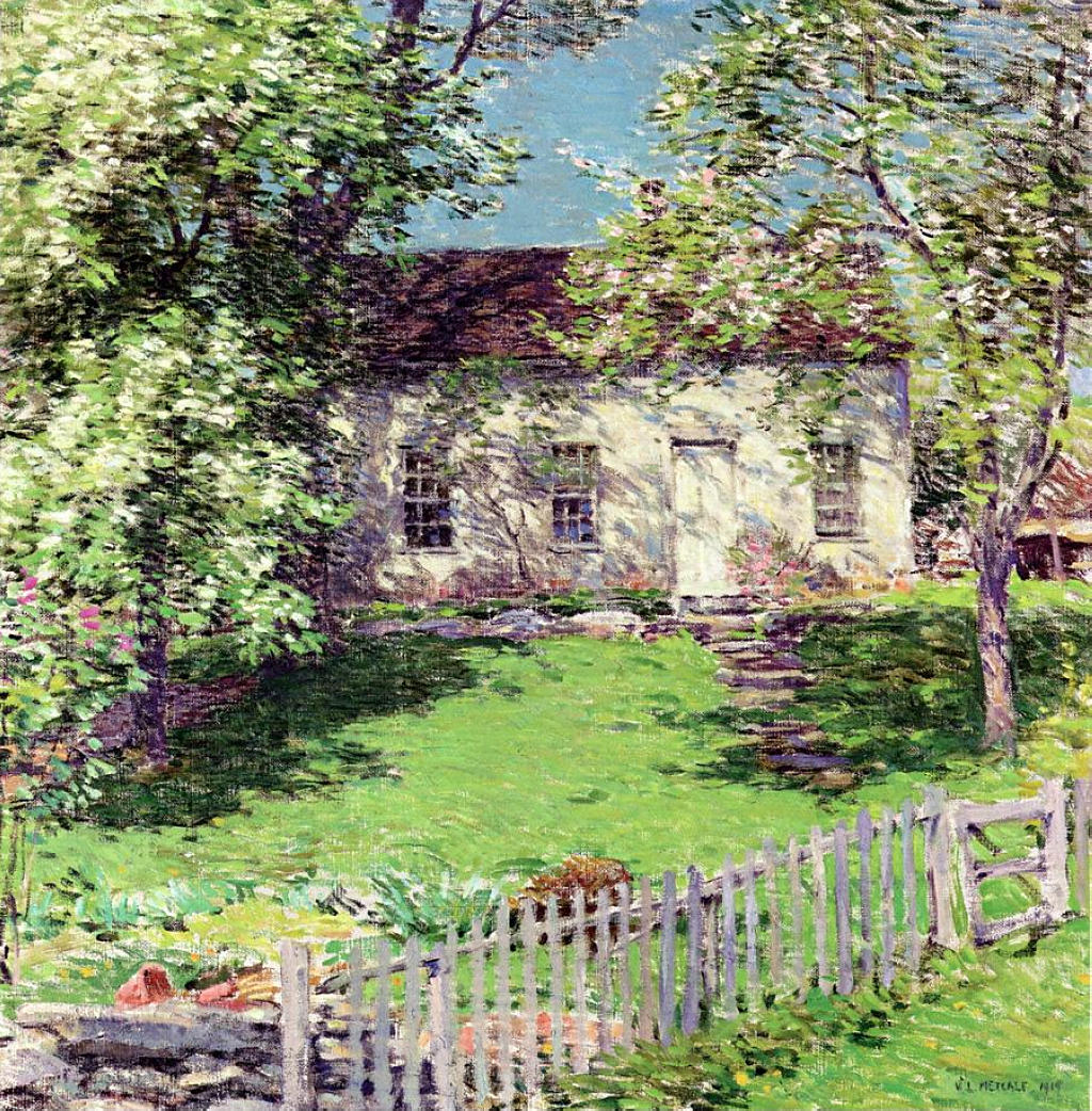 Willard Metcalf The Little White House 1919 Fine Art Print