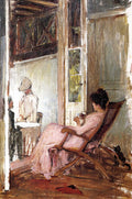 John William Waterhouse The Loggia 1890-1893 Fine Art Print