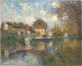 Gustave Loiseau The Loing at Moret 1933 Fine Art Print