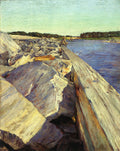 William Merritt Chase The Lone Fisherman 1890 Fine Art Print