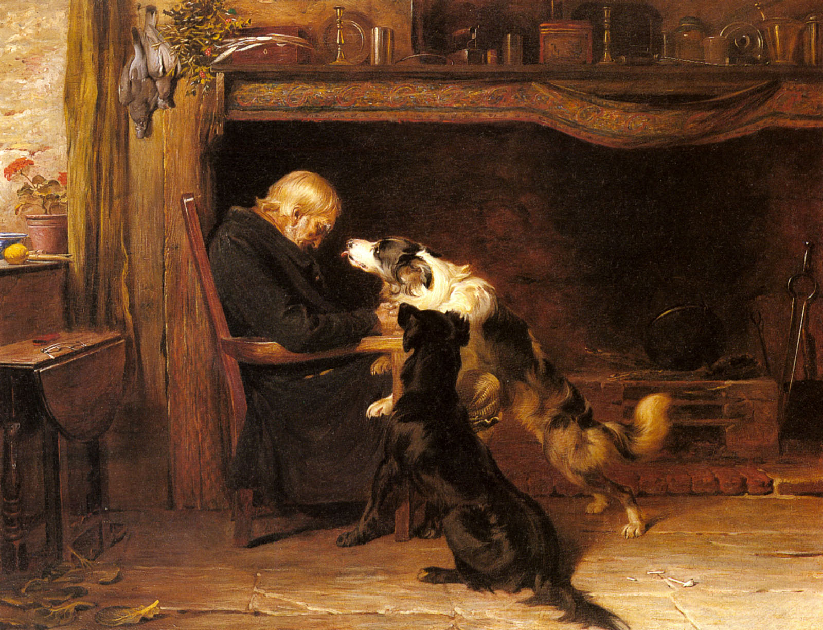 Briton Riviere The Long Sleep 1868 Fine Art Print