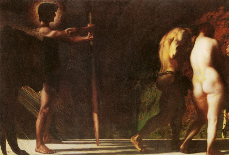 Franz Stuck The lost Paradise 1897 Fine Art Print