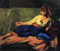 Robert Henri The Lounge (Figure on a Couch) 1916 Fine Art Print