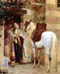 Rudolf Ernst The Lovers 1918 Fine Art Print