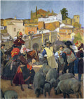 Joaquín Sorolla The Market 1917 Fine Art Print